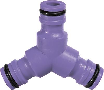 Тройник PALISAD для разветвления или соединения, штуцерный, пластмассовый 66468