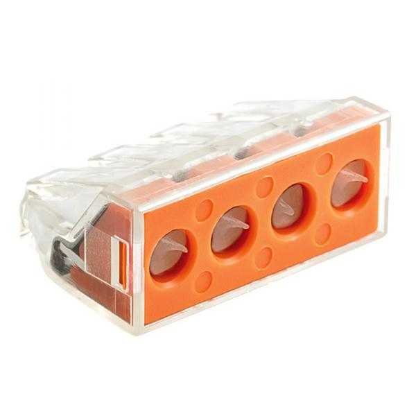 EKF СМК 773-174 Клемма (с пастой) 4 отв., 2,5-6,0 мм2 (уп.4шт.) PROxima plc-smk-773-174r