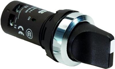 Переключатель 2-позиционный черный C2SS2-30B-20 2НО ABB  /1SFA619201R3026/
