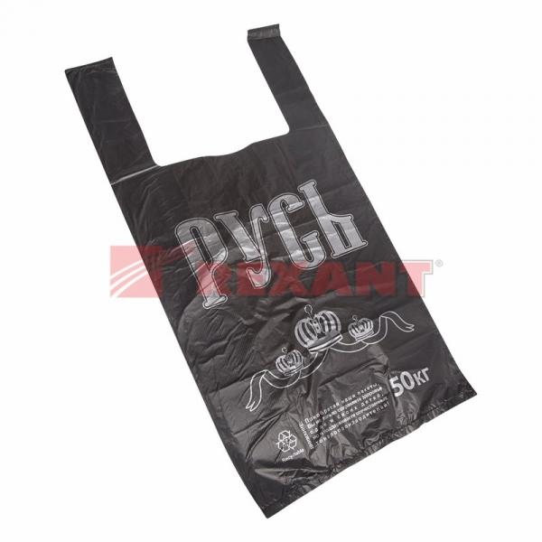 Пакет майка ПНД 30+15*55, 30мкм "Русь" (100шт./уп) 61-0104