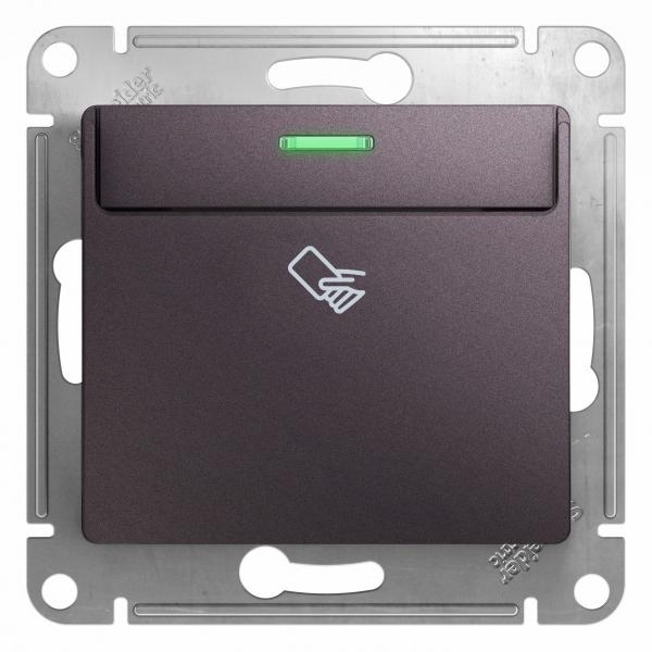 Schneider Electric Glossa Сиреневый Туман Выключатель карточный схема6, 10AX, механизм IP20 скрытая установка GSL001469