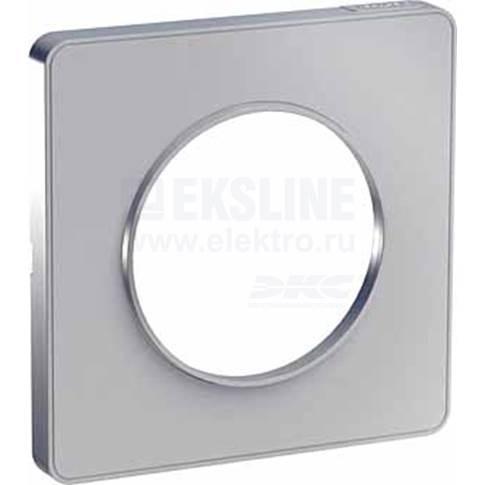 Schneider Electric ODACE Алюминий Рамка 1-местная S53P802
