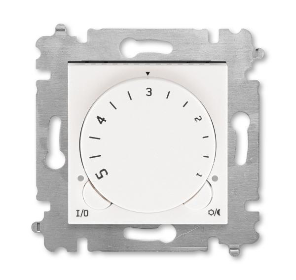 ABB  Levit  Жемчуг/Ледяной Терморегулятор с поворотной ручкой, 2CHH920003A6068