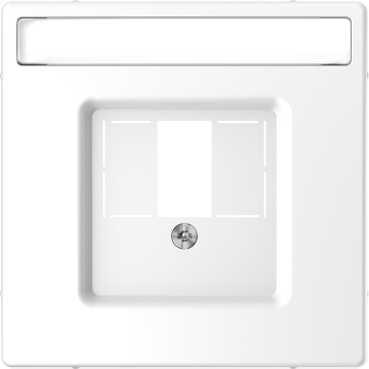 Schneider Electric  MERTEN  D-Life  Белый Лотос  Центральная Накладка для TAE/Audio/USB MTN4250-6035