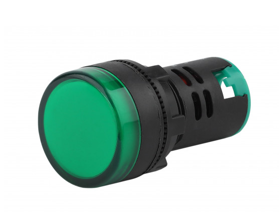 Лампа AD-22DS(LED)матрица d22мм зеленый 230В ЭРА