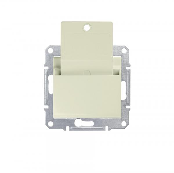 Schneider Electric Sedna  Бежевый Выключатель механизм карточный 10А IP20 скрытая установка SDN1900147
