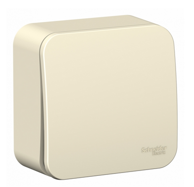 Schneider Electric  BLANCA  Молочный Выключатель 1-клавишный  (cхема.1), 10А, 250B, открытая установка BLNVA101002