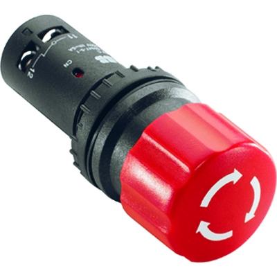 ABB Кнопка CE3T-10R-11 с фикс 1НО1НЗ /1SFA619500R1071/