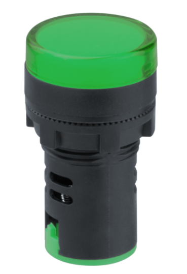 Лампа индикаторная Navigator 82 807 NBI-I-AD22-24-G зеленая d22мм 24В AC/DC