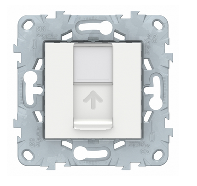 Schneider Electric Unica NEW  Белый Розетка компьютерная, RJ45, 1-местная категория 6 UTP, NU541518