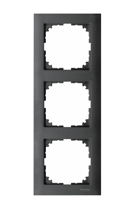 Schneider Electric Merten M-Pure Антрацит Рамка, 3-местная MTN4030-3614