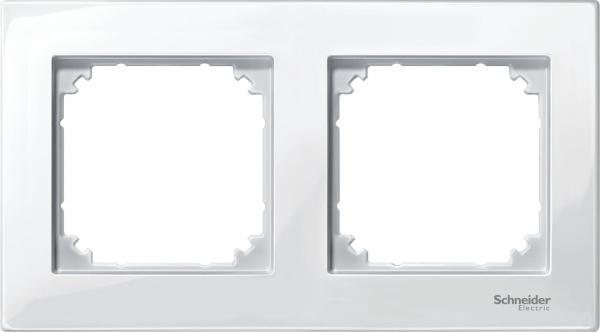 Schneider Electric Merten M-PLAN  Белый  Рамка 2-местная MTN515219
