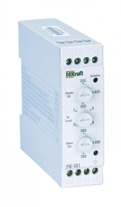 Реле контроля фаз 380В тип 02 серии РК-101 SchE 23301DEK