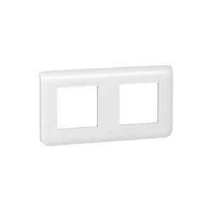 Рамка 2X2 модуля горизонтальная Legrand  Mosaic  Белый   78804