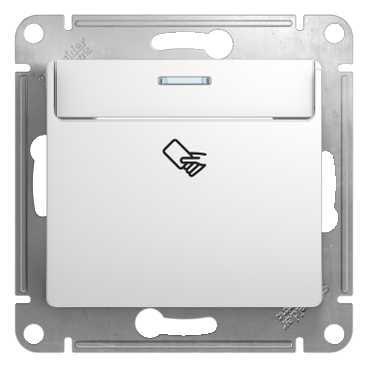 Schneider Electric Glossa  Белый Выключатель карточный, схема6, механизм IP20 скрытая установка GSL000169