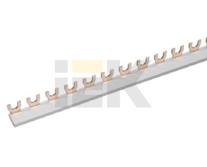 Шина соединительная 4ф  63А (1м) 54 модуля FORK (вилка) IEK