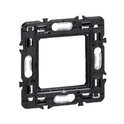 Legrand  Mosaic  Batibox  Суппорт 5 или 2х2 модуля вертикальная с подсветкой 03Вт 080257