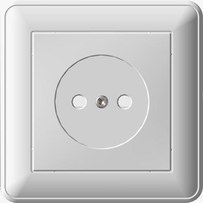 Schneider Electric  Wessen59  Белый  Розетка скрытая установка (250В, 16А, защитные шторки) RS16-151-18