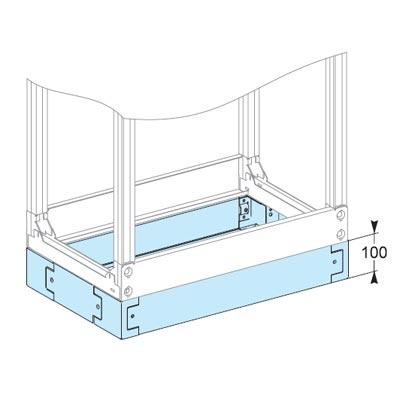 Schneider Prisma_ENCL 08728 цоколь 100ММ, Ш=800ММ, Г=400ММ