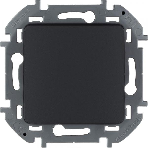 Legrand INSPIRIA Антрацит Выключатель 1-клавишный IP20 скрытая установка 673603