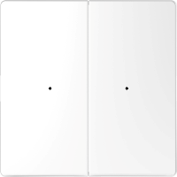 Schneider Electric  MERTEN  D-Life  PlusLink  Белый Лотос  Клавиша 2-местная без символов MTN5220-6035