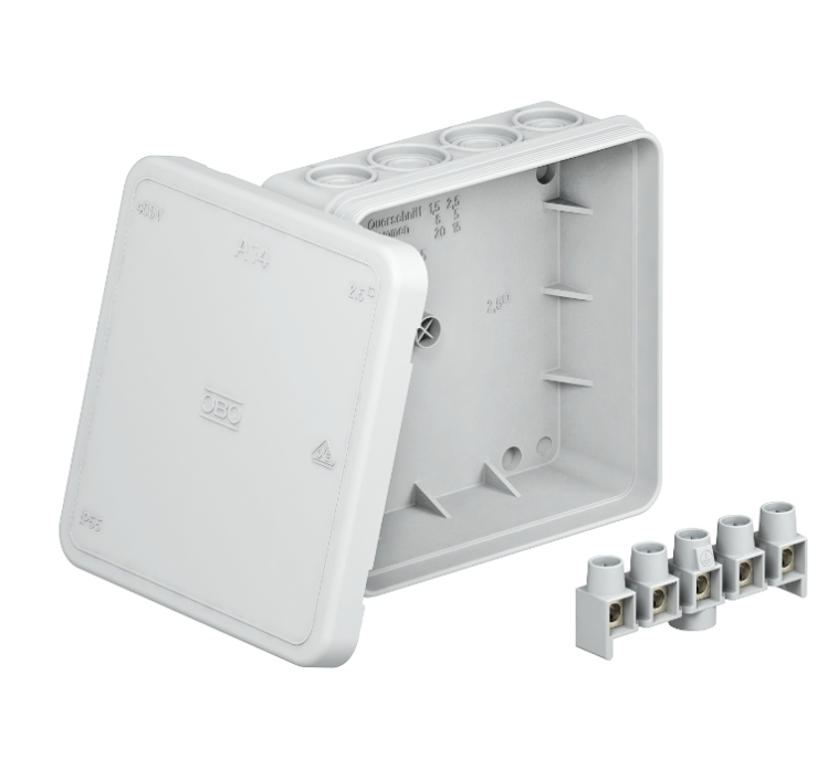 Коробка распаячная A14, 100x100x40 мм, степень защиты IP55 /A 14/