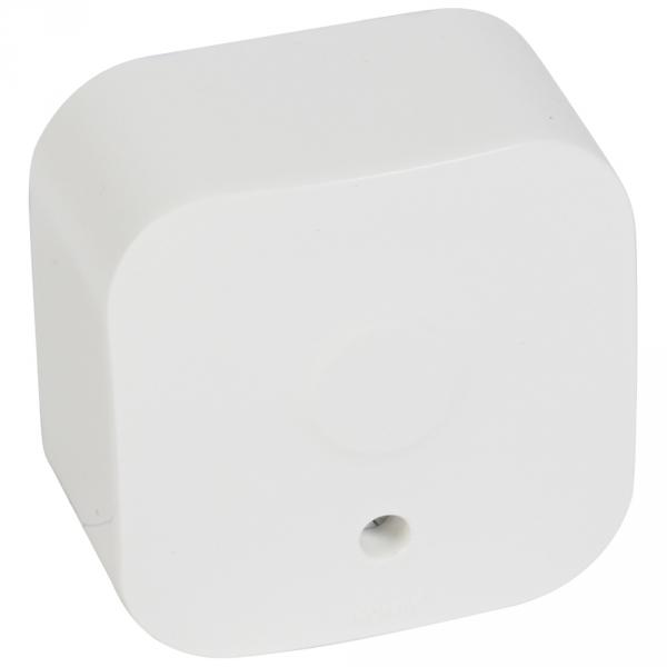 Legrand  Quteo  Белый Вывод кабеля открытая установка 782216