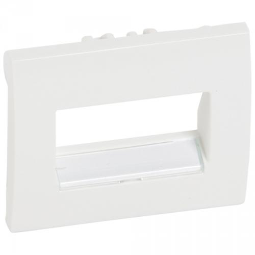 Legrand  Galea Life  Белый Лицевая Панель розетки RJ45 1 или 2 выхода 777075