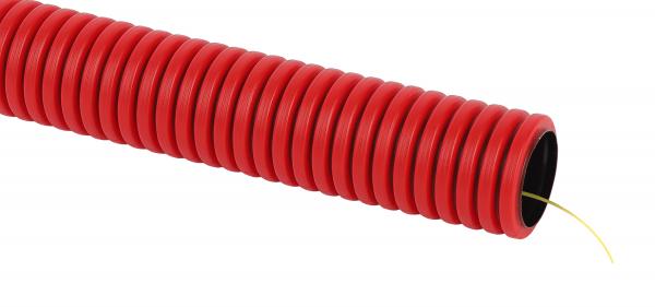 ЭРА Труба гофрированная двустенная ПНД (красная) d 160мм с зонд. 50м (1)
