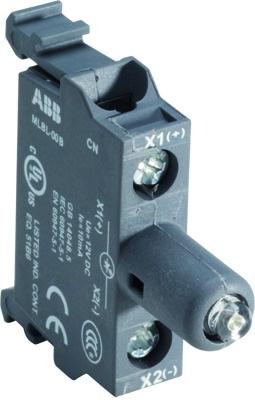 ABB Патрон MLBL-01BR со встроенным светодиодом красный 24В AC/DC для боксов /1SFA611621R2011/
