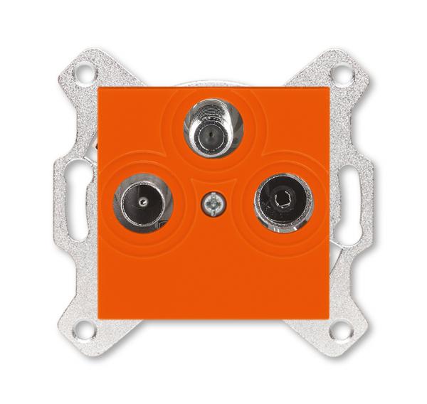 ABB  Levit  Оранжевый Розетка TV-R-SAT, 2CHH083303A6066