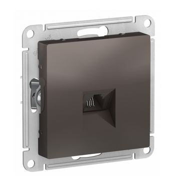 Schneider Electric AtlasDesign Мокко  Розетка телефонная RJ11, механизм ATN000681