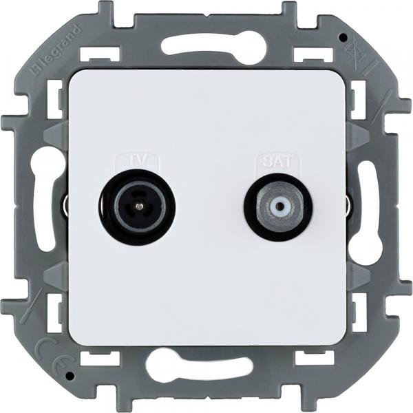 Legrand INSPIRIA Белый Розетка TV/SAT звезда IP20 скрытая установка 673880