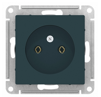 Schneider Electric AtlasDesign Изумруд  Розетка без заземляющих контактов 16А, механизм ATN000841