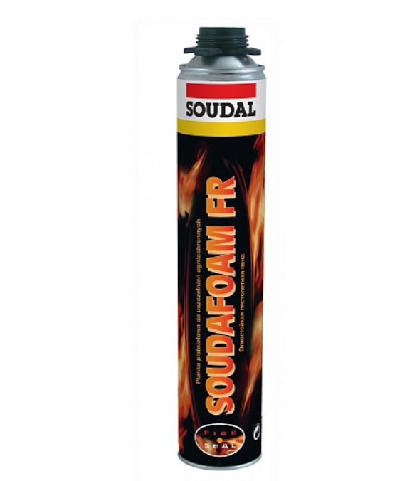 Пена монтажная Soudafoam FR огнестойкая ПРОФ Soudal 122252/132780 - 0.75 л