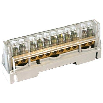 Клеммная колодка DKC соединительная 1р,  11х5,3мм, цвет синий, 5011N