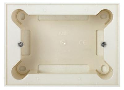 ABB  Zenit  Альпийский Белый Цоколь открытой установки на 1-2-3 модуля без рамки /N2993 BL/// 2CLA299300N1101