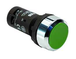 Кнопка CP1-30G-20 зеленая без фиксации 2HO ABB  /1SFA619100R3022/