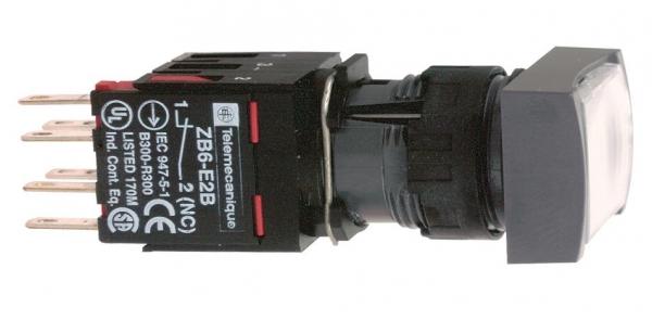 XB6DW1B5B КНОПКА 16ММ 12-24В БЕЛАЯ С ВОЗВРАТОМ XB6DW1B5B