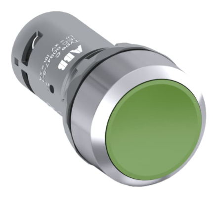 Кнопка CP2-30G-11 зеленая c фикс 1НО+1HЗ ABB  /1SFA619101R3072/