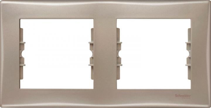 Schneider Electric Sedna Титан Рамка 2-местная горизонтальная SDN5800368