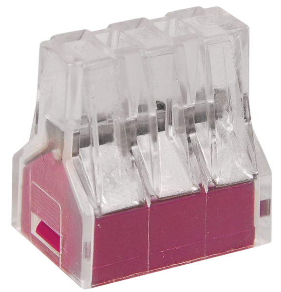 IEK СМК 773-326 Клемма строительно-монтажная фиолетовая UKZ-001-326 (кратно 50)