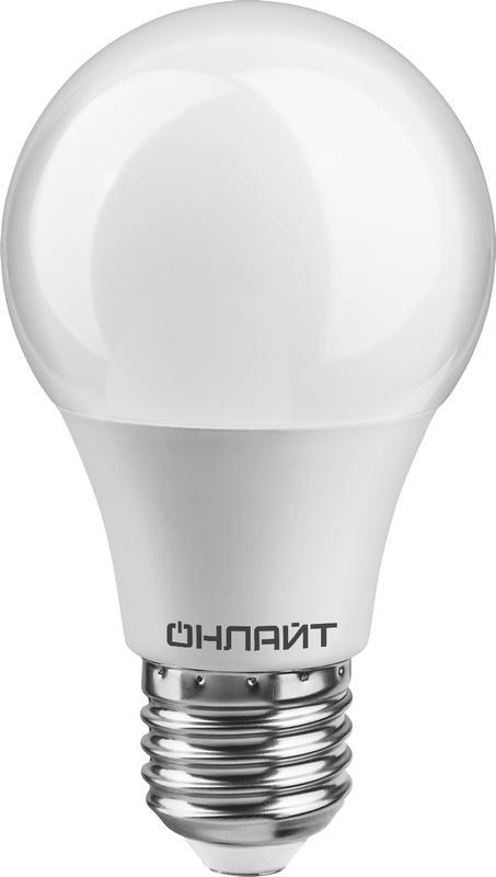 Лампа светодиодная 71 648 OLL-A60-7-230-4K-E27 7Вт грушевидная 4000К нейтр. бел. E27 610лм 176-264В ОНЛАЙТ 71648
