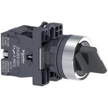 Переключатель короткая ручка, 2 положения, с фиксацией, НО+НЗ Schneider Electric XA2ED25