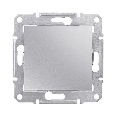 Schneider Electric Sedna Алюминий Выключатель механизм кнопочный на 2 направления  10А IP20 скрытая установка SDN0420160