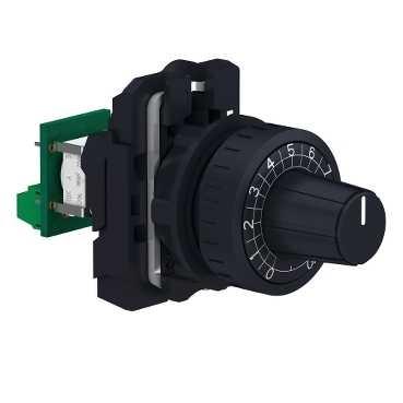 ПОТЕНЦИОМЕТР В СБ., ПЛАСТ.ОСНОВ., 1 кОм Schneider Electric XB5AD912R1K