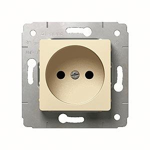 Legrand  Cariva  Слоновая Кость Розетка 2К скрытая установка IP20 /773716