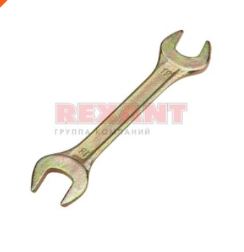 Ключ рожковый REXANT 12х13 мм, желтый цинк 12-5826-2