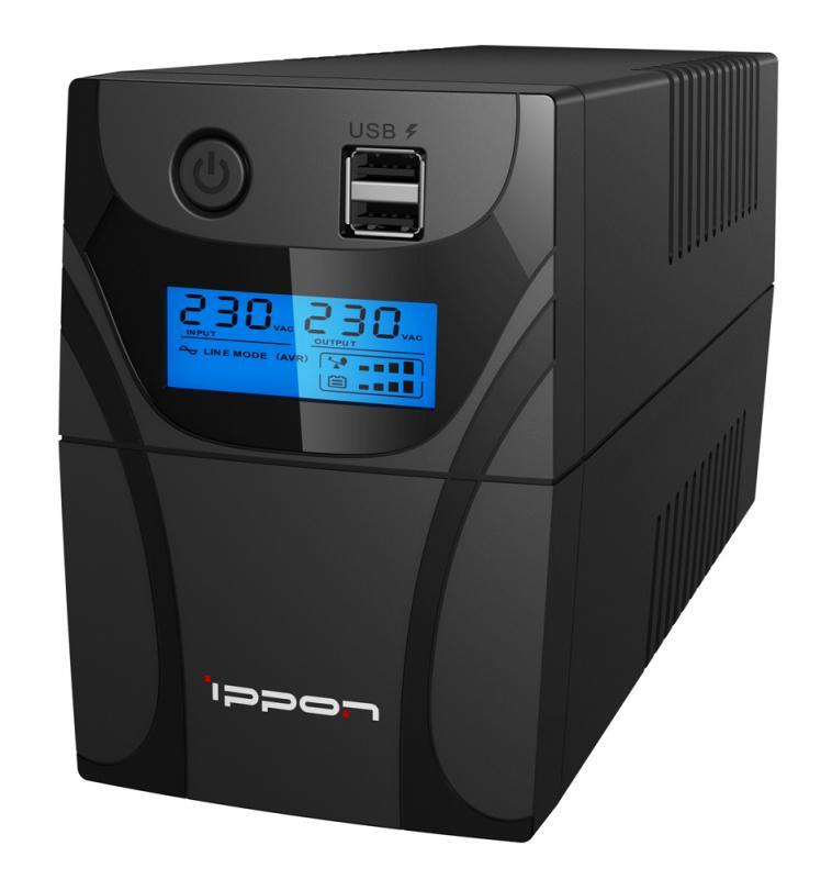 Источник бесперебойного питания Back Power Pro II 800 480Вт 800В.А черн. IPPON 1030309