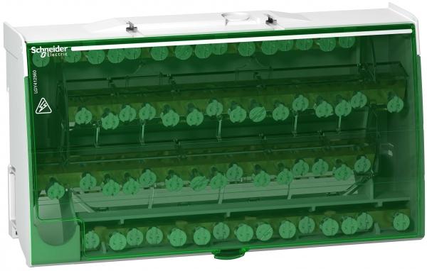 Schneider Electric LGY412560 РАСПРЕДЕЛИТЕЛЬНЫЙ БЛОК ВИНТОВОЙ 4П 125А 60 ОТВЕРСТИЙ